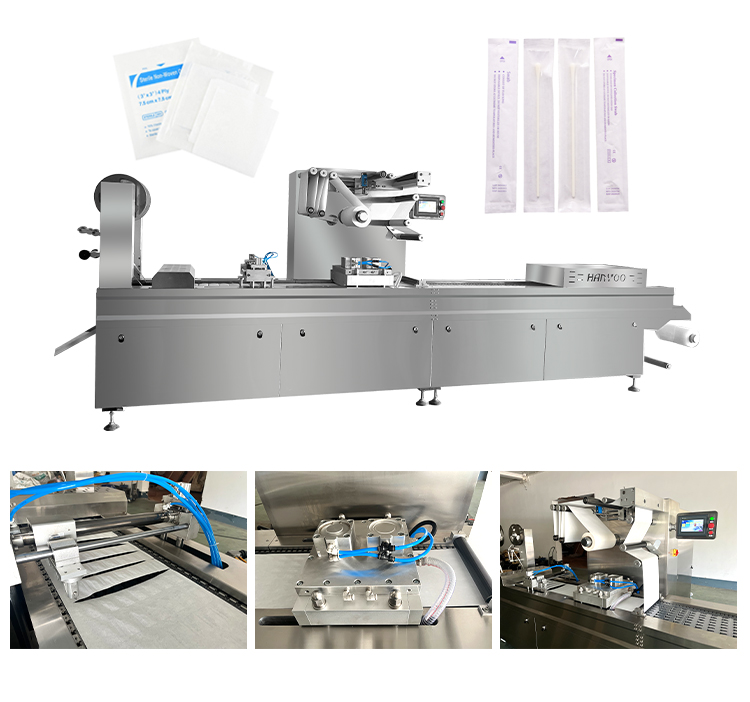 Vacuum Stretch Film Packaging Machine